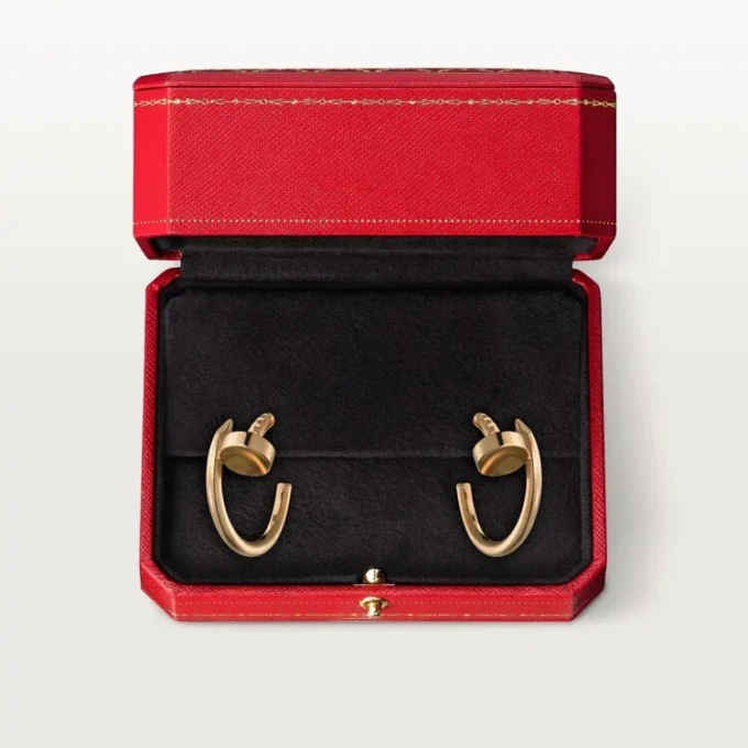 Boucles d&rsquo;oreilles créoles Juste Un Clou, or jaune | Cartier US