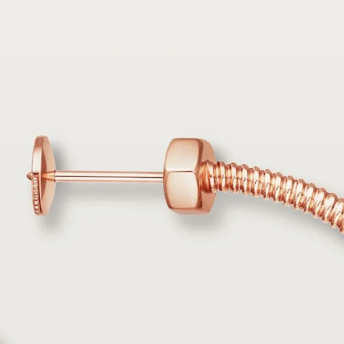 Boucles d&rsquo;oreilles Écrou de Cartier – Or rose – Cartier
