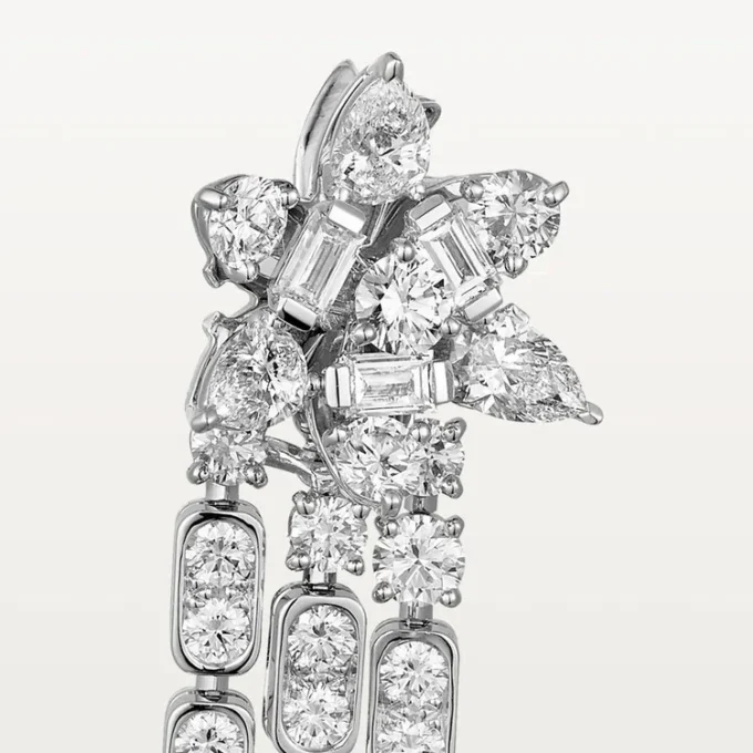 Boucles d&rsquo;oreilles de la collection Diamant, Diamants