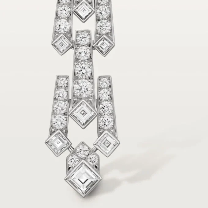 Boucles d&rsquo;oreilles de la collection Diamant, Diamants