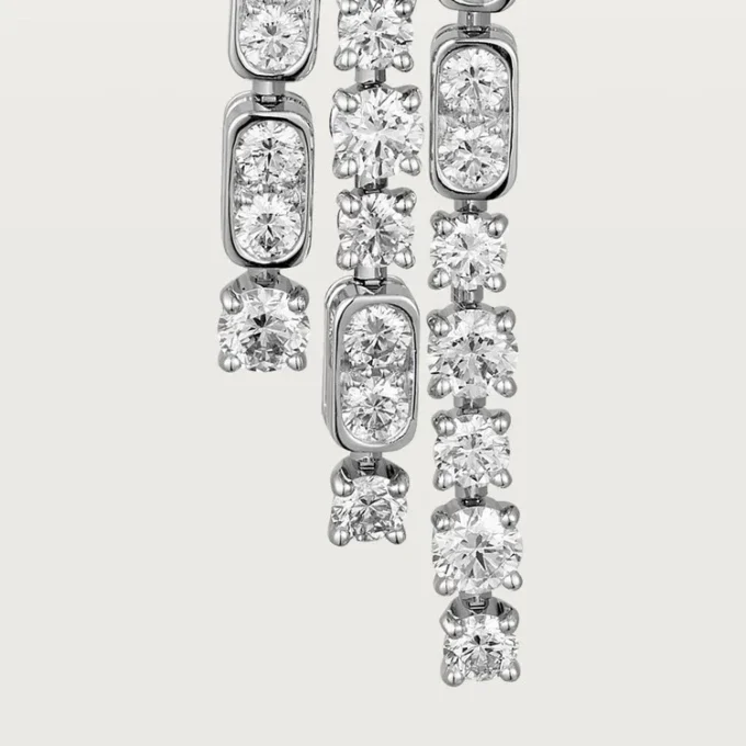 Boucles d&rsquo;oreilles de la collection Diamant, Diamants