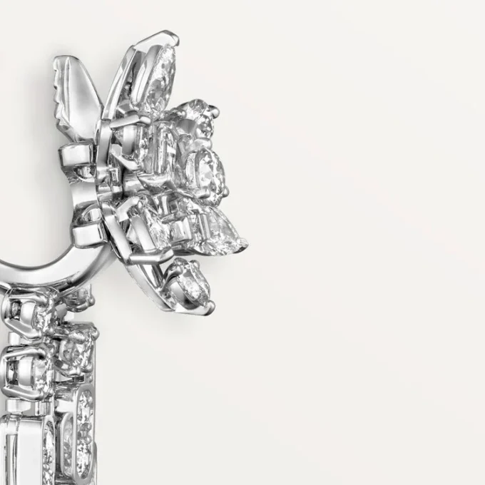 Boucles d&rsquo;oreilles de la collection Diamant, Diamants