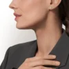 Boucles d&rsquo;oreilles Diamants Légers, mm – Or blanc, diamants – Cartier