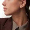 Boucles d&rsquo;oreilles Diamants Légers, mm – Or jaune, diamants – Cartier