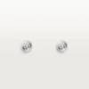 Boucles d&rsquo;oreilles Diamants Légers – Or blanc, diamants – Cartier