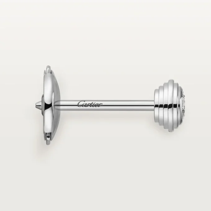 Boucles d&rsquo;oreilles Diamants Légers – Or blanc, diamants – Cartier