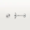 Boucles d&rsquo;oreilles Diamants Légers – Or blanc, diamants – Cartier