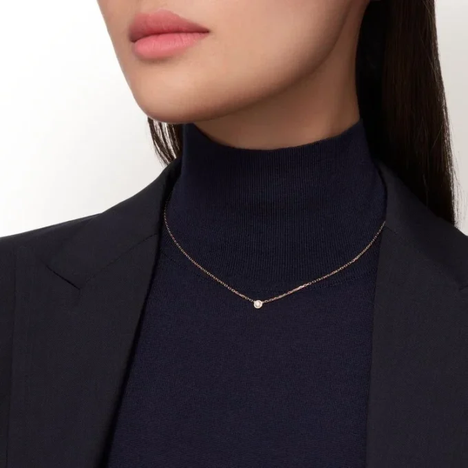 Boucles d&rsquo;oreilles Diamants Légers – Or jaune, diamants – Cartier