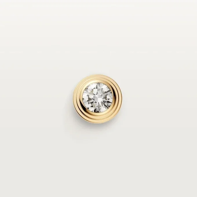 Boucles d&rsquo;oreilles Diamants Légers – Or jaune, diamants – Cartier