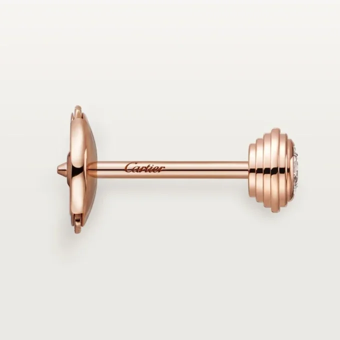 Boucles d&rsquo;oreilles Diamants Légers – Or rose, diamants – Cartier