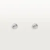 Boucles d&rsquo;oreilles Diamants Légers XS – Or blanc, diamants – Cartier