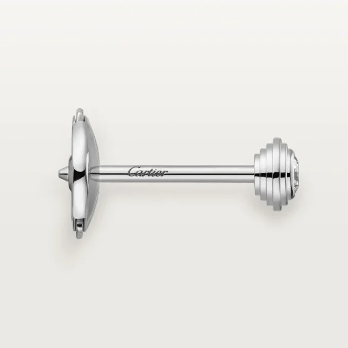 Boucles d&rsquo;oreilles Diamants Légers XS – Or blanc, diamants – Cartier