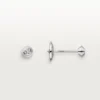Boucles d&rsquo;oreilles Diamants Légers XS – Or blanc, diamants – Cartier