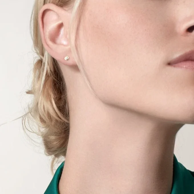 Boucles d&rsquo;oreilles Diamants Légers XS – Or jaune, diamants – Cartier