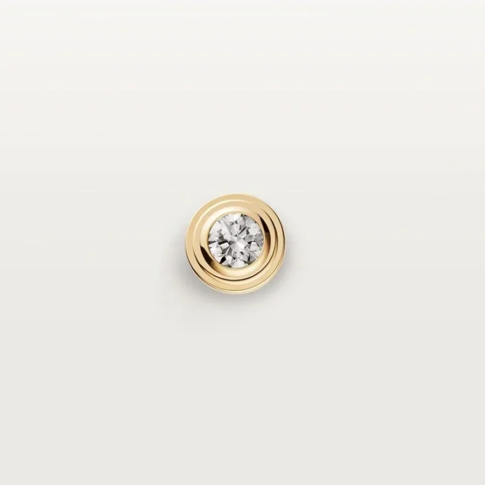 Boucles d&rsquo;oreilles Diamants Légers XS – Or jaune, diamants – Cartier