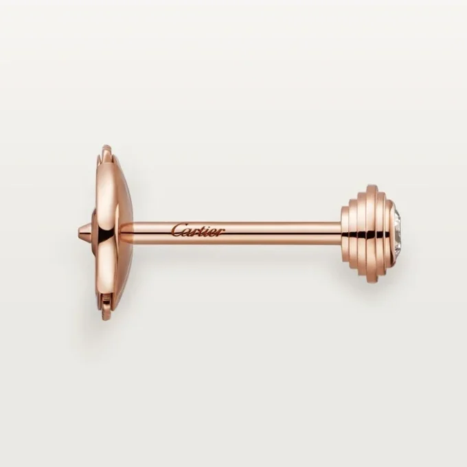 Boucles d&rsquo;oreilles Diamants Légers XS – Or rose, diamants – Cartier