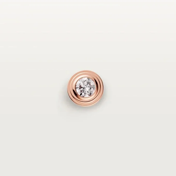 Boucles d&rsquo;oreilles Diamants Légers XS – Or rose, diamants – Cartier