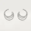 Boucles d&rsquo;oreilles Etincelle de Cartier – Or blanc, diamants – Cartier