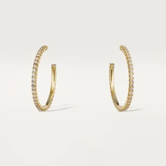 Boucles d&rsquo;oreilles Etincelle De Cartier – Or jaune, diamants – Cartier