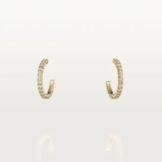 Boucles d&rsquo;oreilles Etincelle De Cartier – Or jaune, diamants – Cartier