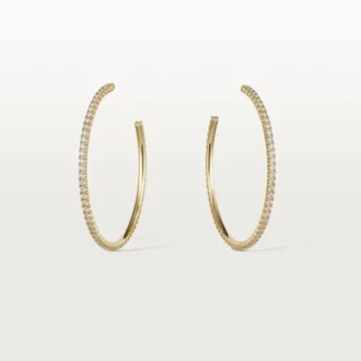 Boucles d&rsquo;oreilles Etincelle De Cartier – Or jaune, diamants – Cartier