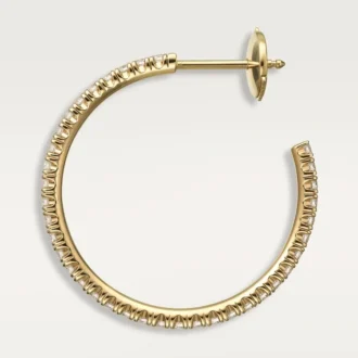 Boucles d&rsquo;oreilles Etincelle De Cartier – Or jaune, diamants – Cartier