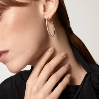 Boucles d&rsquo;oreilles Etincelle De Cartier – Or jaune, diamants – Cartier