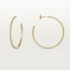 Boucles d&rsquo;oreilles Etincelle De Cartier – Or jaune, diamants – Cartier