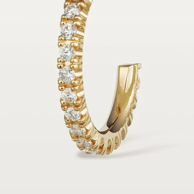 Boucles d&rsquo;oreilles Etincelle De Cartier – Or jaune, diamants – Cartier