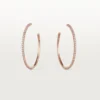 Boucles d&rsquo;oreilles Etincelle De Cartier – Or rose, diamants – Cartier