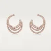 Boucles d&rsquo;oreilles Etincelle De Cartier – Or rose, diamants – Cartier