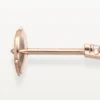 Boucles d&rsquo;oreilles Etincelle De Cartier – Or rose, diamants – Cartier