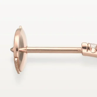 Boucles d&rsquo;oreilles Etincelle De Cartier – Or rose, diamants – Cartier