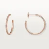 Boucles d&rsquo;oreilles Etincelle De Cartier – Or rose, diamants – Cartier