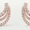 Boucles d&rsquo;oreilles Etincelle De Cartier – Or rose, diamants – Cartier