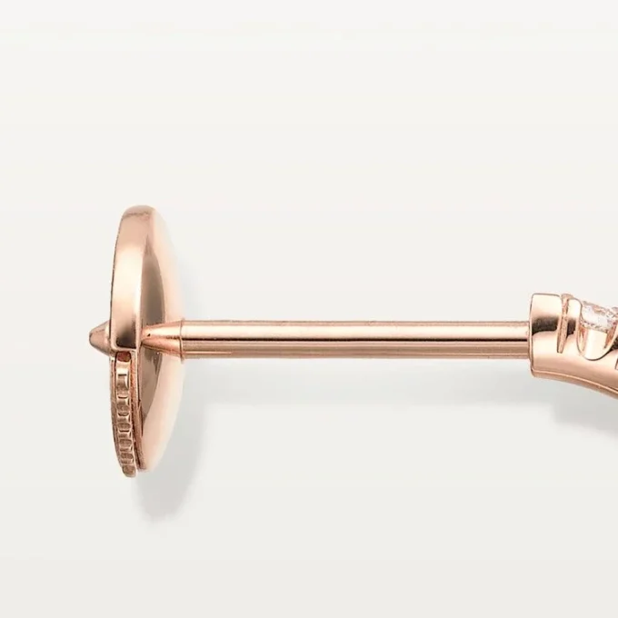 Boucles d&rsquo;oreilles Etincelle De Cartier – Or rose, diamants – Cartier