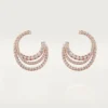 Boucles d&rsquo;oreilles Etincelle De Cartier – Or rose, diamants – Cartier