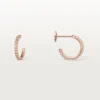 Boucles d&rsquo;oreilles Etincelle De Cartier – Or rose, diamants – Cartier