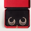 Boucles d&rsquo;oreilles Etincelle De Cartier – Or rose, diamants – Cartier