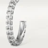 Boucles d&rsquo;oreilles Etincelle De Cartier, petit modèle – Or blanc, diamants – Cartier
