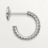 Boucles d&rsquo;oreilles Etincelle De Cartier, petit modèle – Or blanc, diamants – Cartier