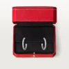Boucles d&rsquo;oreilles Etincelle De Cartier, petit modèle – Or blanc, diamants – Cartier