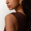 Boucles d&rsquo;oreilles Grain de Café
