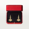 Boucles d&rsquo;oreilles Grain de Café, diamants