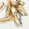 Boucles d&rsquo;oreilles Grain de Café, semi-serties