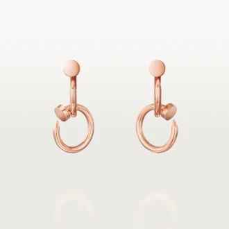 Boucles d&rsquo;oreilles Juste Un Clou, double