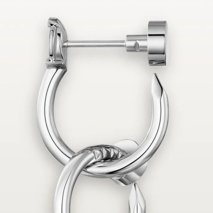 Boucles d&rsquo;oreilles Juste Un Clou, double