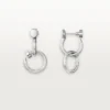 Boucles d&rsquo;oreilles Juste Un Clou, double