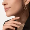 Boucles d&rsquo;oreilles Juste Un Clou, doubles, diamants