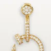 Boucles d’oreilles Juste Un Clou, doubles, pavées